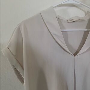 Elegant Cream Women's Top